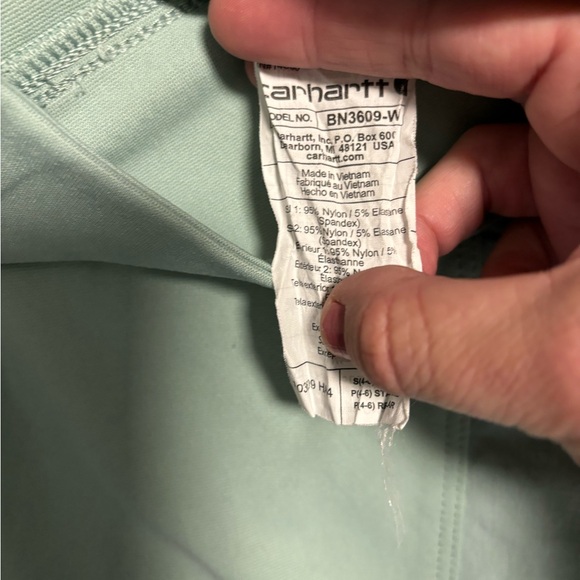Carhartt Mid Rise Fitted Style BN3609W Size Small NWOT - Picture 6 of 6